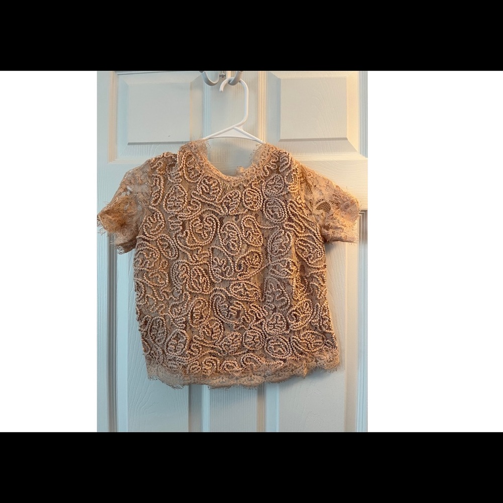 Zara croptop shirt